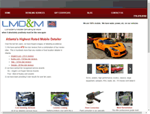 Tablet Screenshot of lonadiersmobiledetailing.com